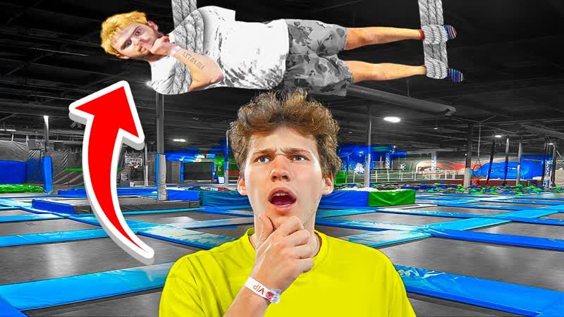 EXTREME Hide And Seek In Trampoline