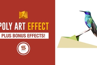 ILLUSTRATOR POLY ART EFFECT TUTORIAL - How To Make Poly Art + Bonus Effects