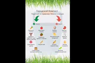 Городской компост.  Можно и нельзя