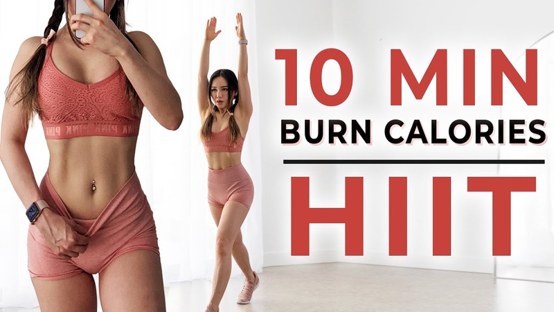 10 Min HIIT to burn lots of calories, No Equipment Fat Burning