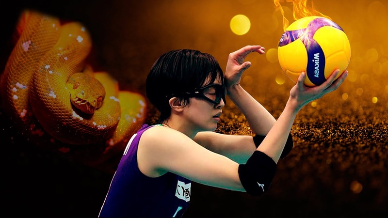 Cobra Style Serve by Yurie Nabeya, Craziest Serve in Volleyball