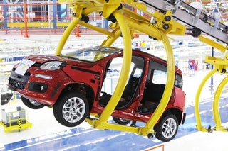 Fiat New Panda 2011 Assembly Pomigliano Fiat Factory Italy HD