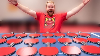 We made an own table tennis racket! [Pongfinity Sensei]