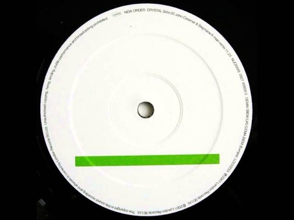 New Order Crystal ( John Creamer Stephane K Main Mix