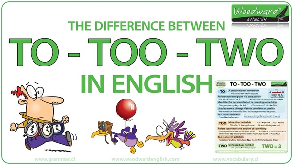 TO vs. TOO vs.