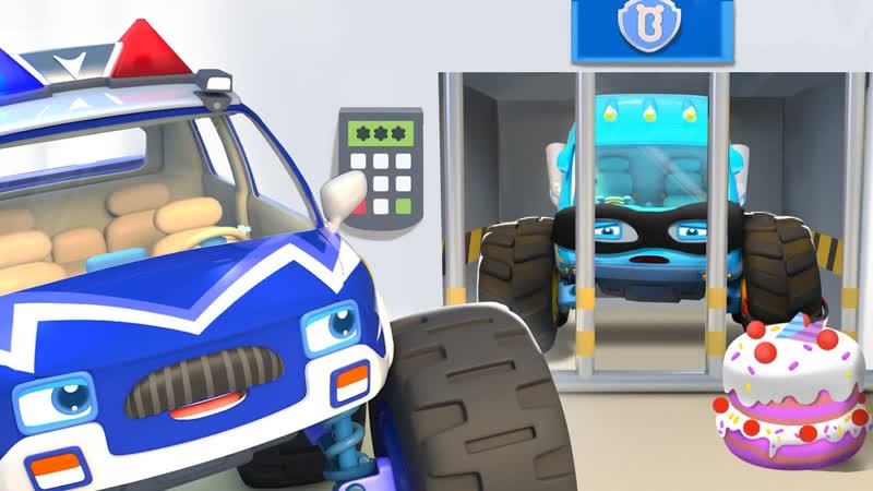 Monster Police Truck Rescue Team, Monster Truck, Cartoon for Kids, Kids Song, Baby