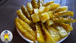 Вкусные МАРИНОВАННЫЕ ОГУРЧИКИ дольками с чесноком и укропом: рецепт заготовки на зиму