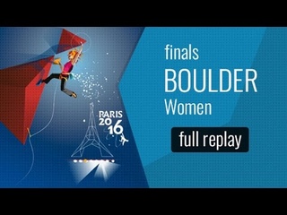 IFSC World Championships Paris 2016 - Finals - Women Bouldering & Men Paraclimbing AL-2