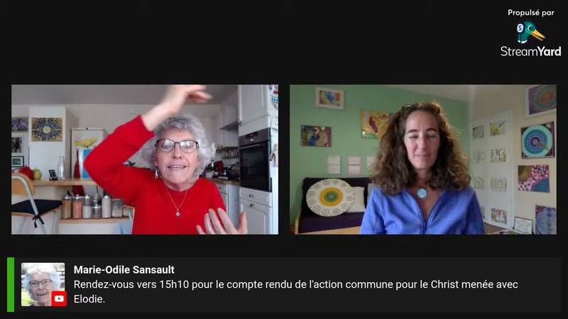 Dans lœil du cyclone avec la reine du peuple de cristal par Élodie et Marie