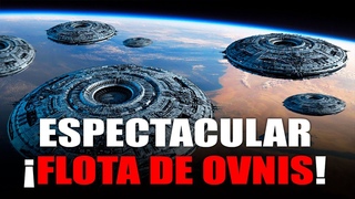ESPECTACULAR FLOTA DE OVNIS FRENTE A LA LUNA TODO ESTÁ EMPEZANDO