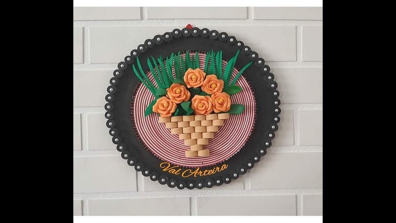Quadro VASO DE ROSAS (eva e