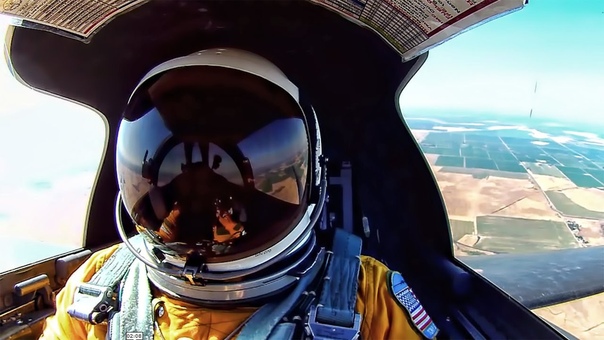 U2 Spy Plane Cockpit View At 70, 000