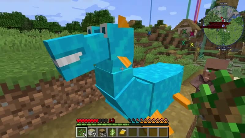 Сказочный мир One Piece Большой куш, игра с модами в Minecraft twins2bro,