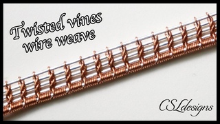 Twisted vines wire weave  Wire weaving series