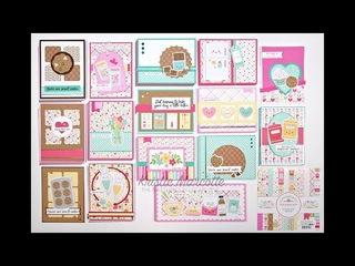 Doodlebug Design - Made with Love - 34 cards from one 6x6 paper pad