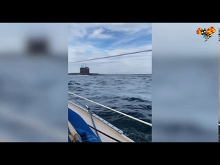 Российская подводная лодка у берегов Швеции