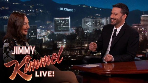 Gal Gadot Asks Jimmy Kimmel About Her