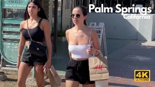 DOWNTOWN, Palm Springs(Coachella Festival 2023)California4K