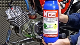 NITRO 2 STROKE ENGINE TRANSPARENT CYLINDER HEAD  SIMSON TUNING