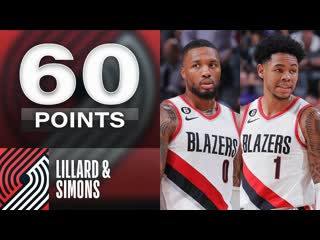 Damian Lillard & Anfernee Simons Combine For 60 PTS  To Lead Trail Blazers To 4-0| October 24, 2022