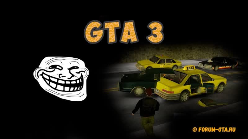 Глюк в GTA 3. Что случилось Esperanto протаранил Taxi ))) что было