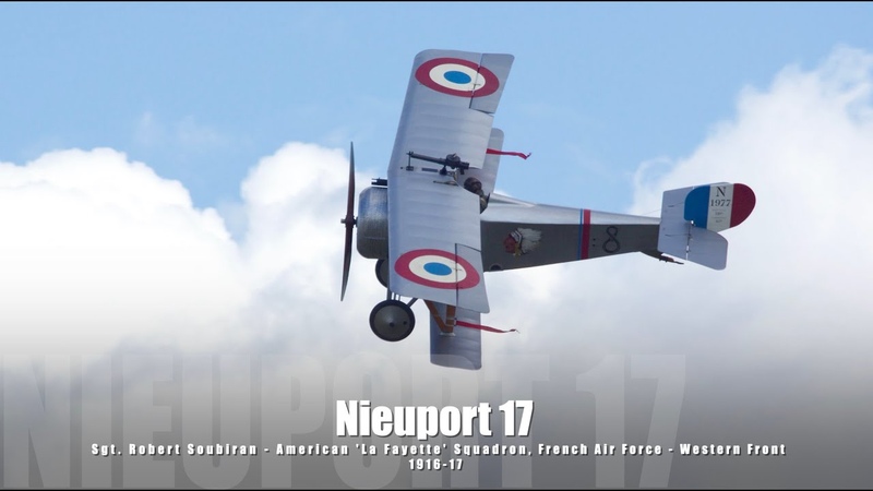 Nieuport 17 Scout American Lafayette Squadron French Air Force November 1916