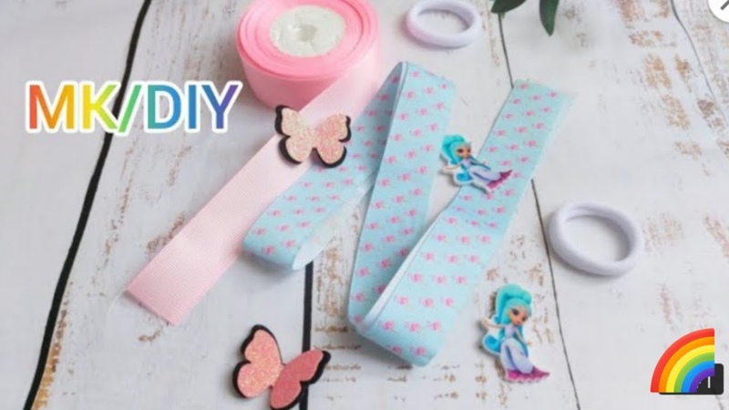I make bows for my daughter for a warm