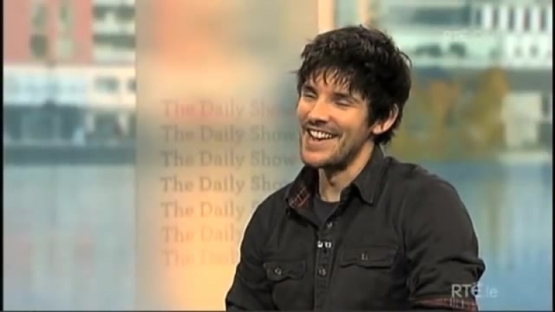 Merlin Colin Morgan TDS interview 2012 01