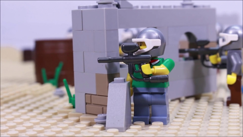 Lego Paintball Battle