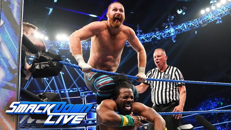The New Day vs. Kevin Owens Sami Zayn: Smack Down LIVE, June 4,