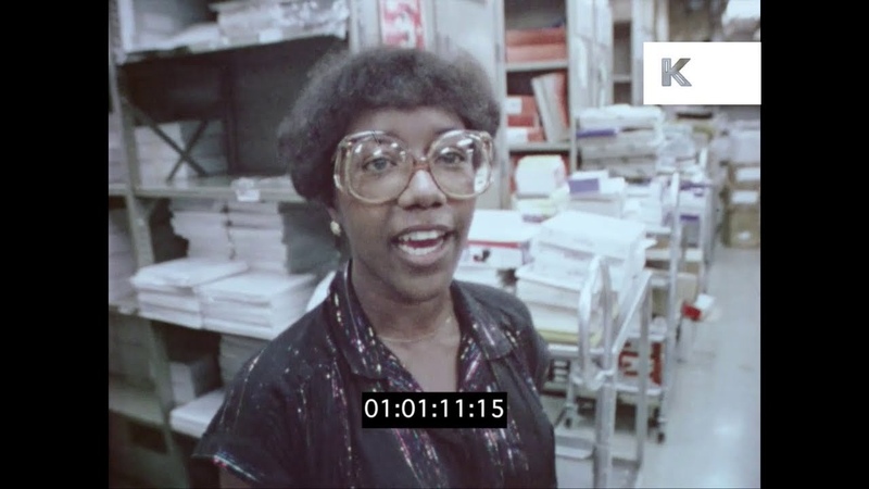 1970s, 1980s USA, Office Mailroom