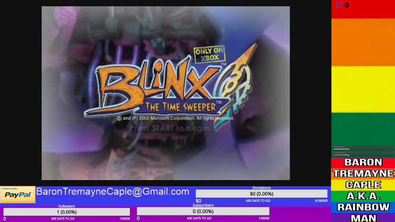 Baron Tremayne Caple Rainbow Man: Blinx The Time Sweeper (10, 27,