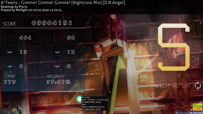 A Teens Gimme Gimme Gimme ( Nightcore Mix) + DT no