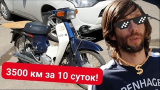 Ростов Мурмаск за 10 суток на мопеде 50 кубов / Suzuki Birdie 50 / MD