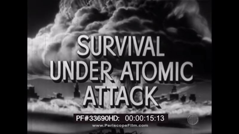 Survival Under Atomic Attack 1951 NUCLEAR BOMB SHELTER FILM 29180