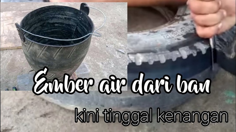 Make a bucket of water from a used