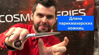 Длина парикмахерских ножниц