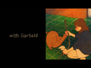 with Garfield