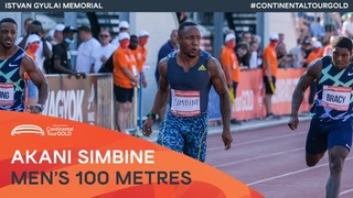 Akani Simbine clocks , breaks African 100m record | Istvan Gyulai Memorial