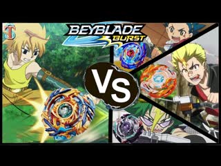 Бейблэйд БИТВА Фафнир Ф3 VS Волтраек В3, Роктавор Р3 и Сетомб С3 | Beyblade Burst Evolution 2 сезон
