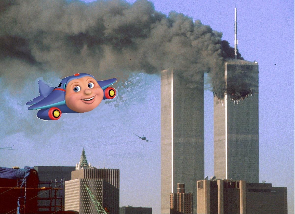 Башни близнецы и самолет Башни близнецы и самолет