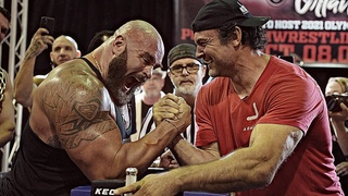 WBSOFG WWE Braun Strowman VS Devon Larratt | Arm Wrestling & Fight 2021