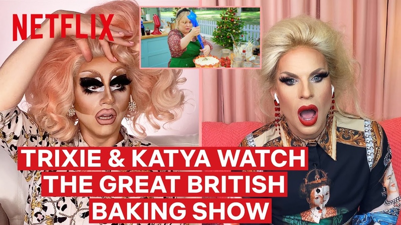 Drag Queens Trixie Mattel Katya React to The Great British Baking Show, I Like to Watch,