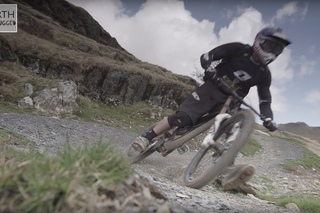 BEHIND THE SCENES of Peregrine Falcon hunting Red Bull downhill racer  - Earth Unplugged