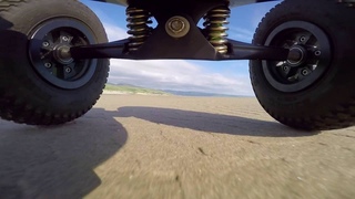 Gopro : Kite Landboarding on the beach