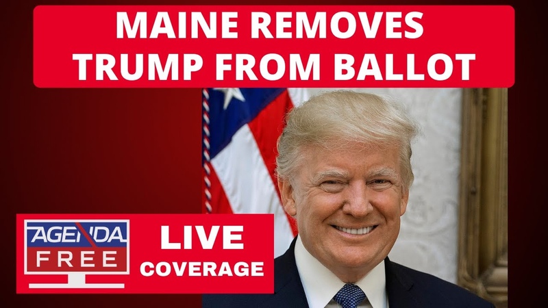 Maine Removes Trump from Ballot LIVE Breaking News