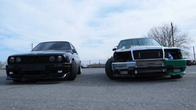 Drift Новая локация. BMW E30 Mercedes