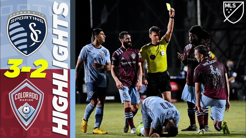 Sporting Kansas City 3 2 Colorado Rapids, 2 Red Cards and a Stoppage Time Goal , MLS