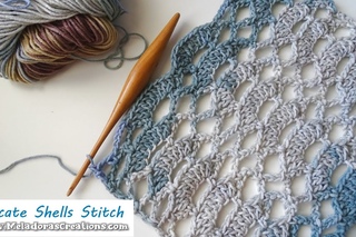 Delicate Shells Stitch   Crochet Tutorial