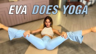 My new yoga pants | Simple Stretching | Eva Level | #yoga #stretching #leggings